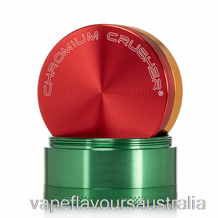 Vape Nicotine Australia Chromium Crusher 2.2inch 4-Piece Grinder Rasta